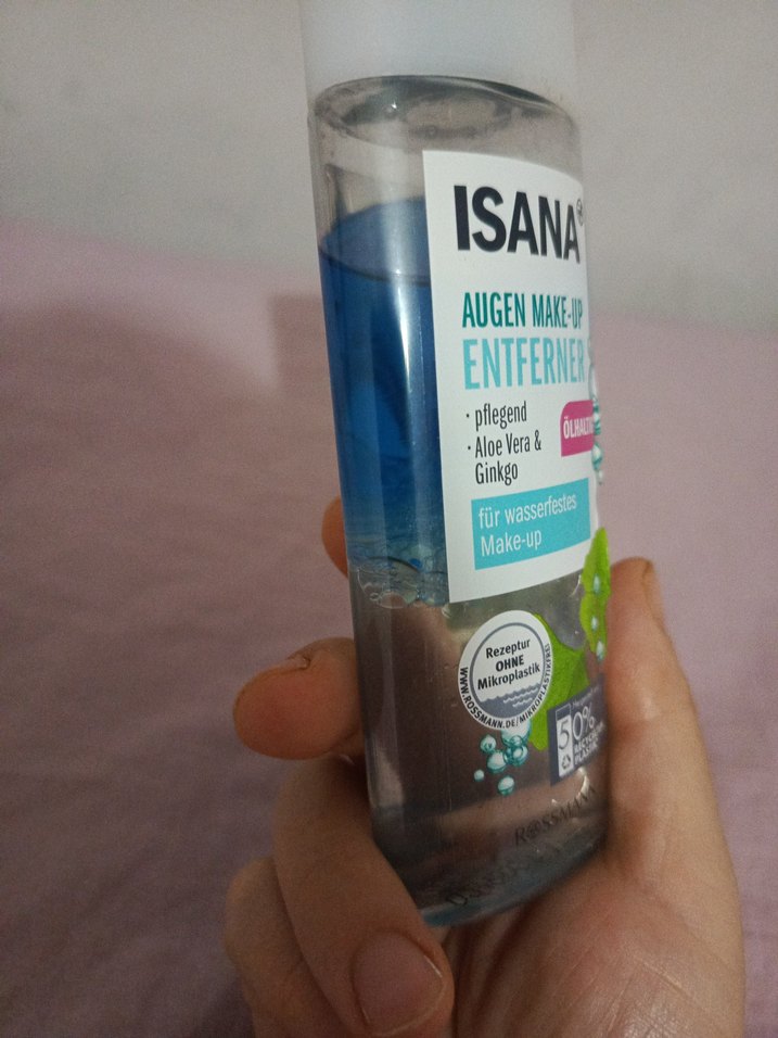 ISANA Göz Makyaj Temizleyici Aloe Vera & Ginkgo - Görsel 4