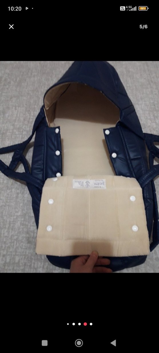 Lacivert Portbebe Ana Kucağı - Görsel 5