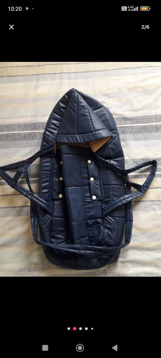 Lacivert Portbebe Ana Kucağı - Görsel 2