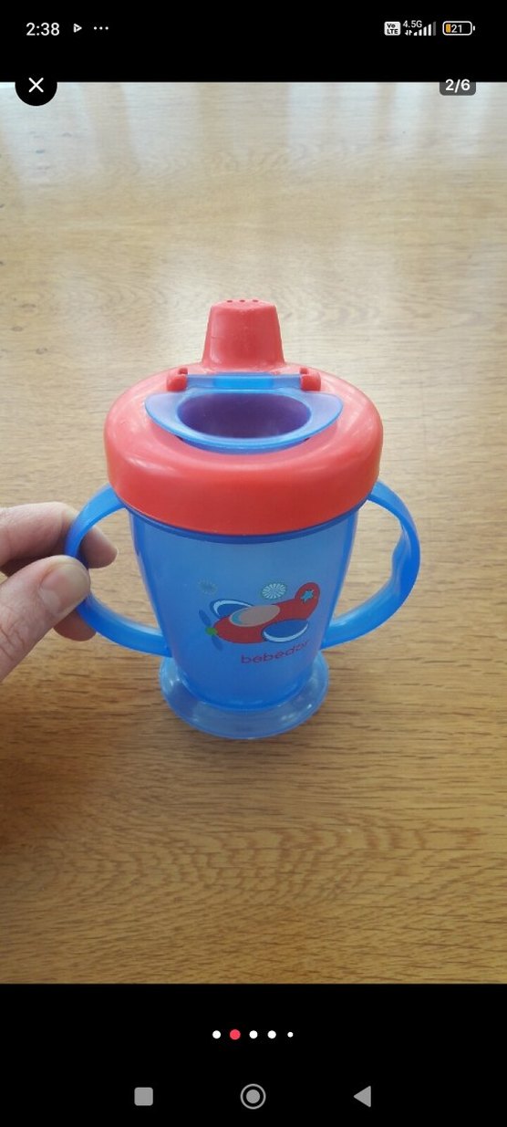 Bebedor Mavi Bebek Bardağı - Görsel 2