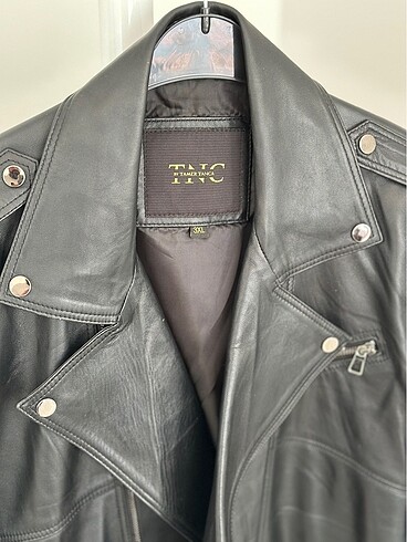Orjinal TAMER TANCA deri mont - Görsel 6