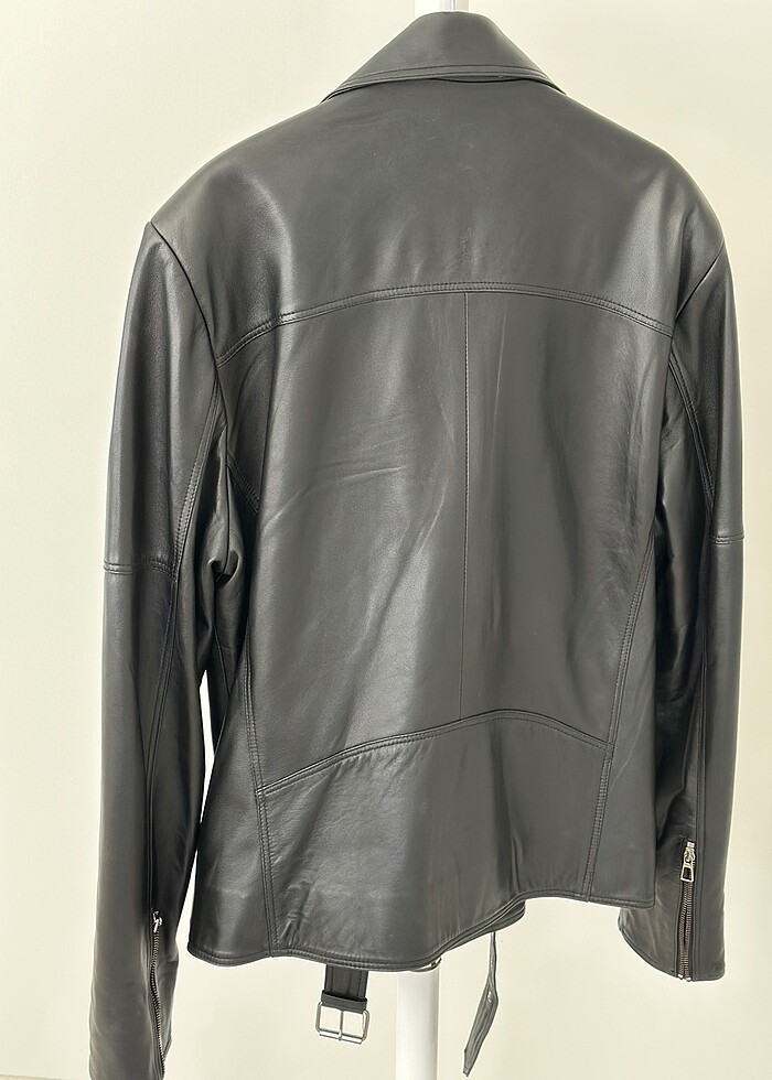 Orjinal TAMER TANCA deri mont - Görsel 4