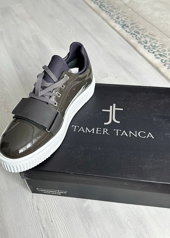 Gri Deri Erkek Spor Ayakkabı - Tamer Tanca - Görsel 3