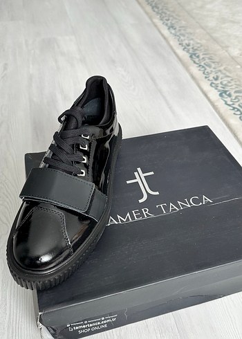 Tamer Tanca Siyah Rugan Platform Spor Ayakkabı - Görsel 2