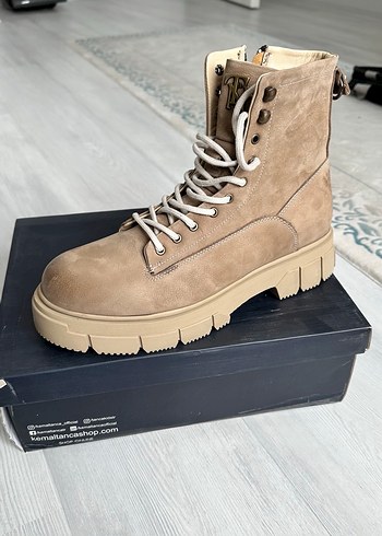 Bej Süet erkek bot TAMER TANCA - Görsel 4