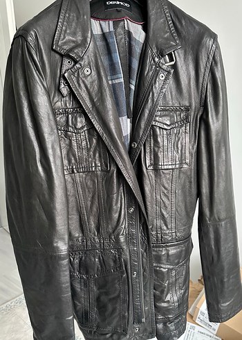 DERİMOD Erkek deri ceket - Görsel 4