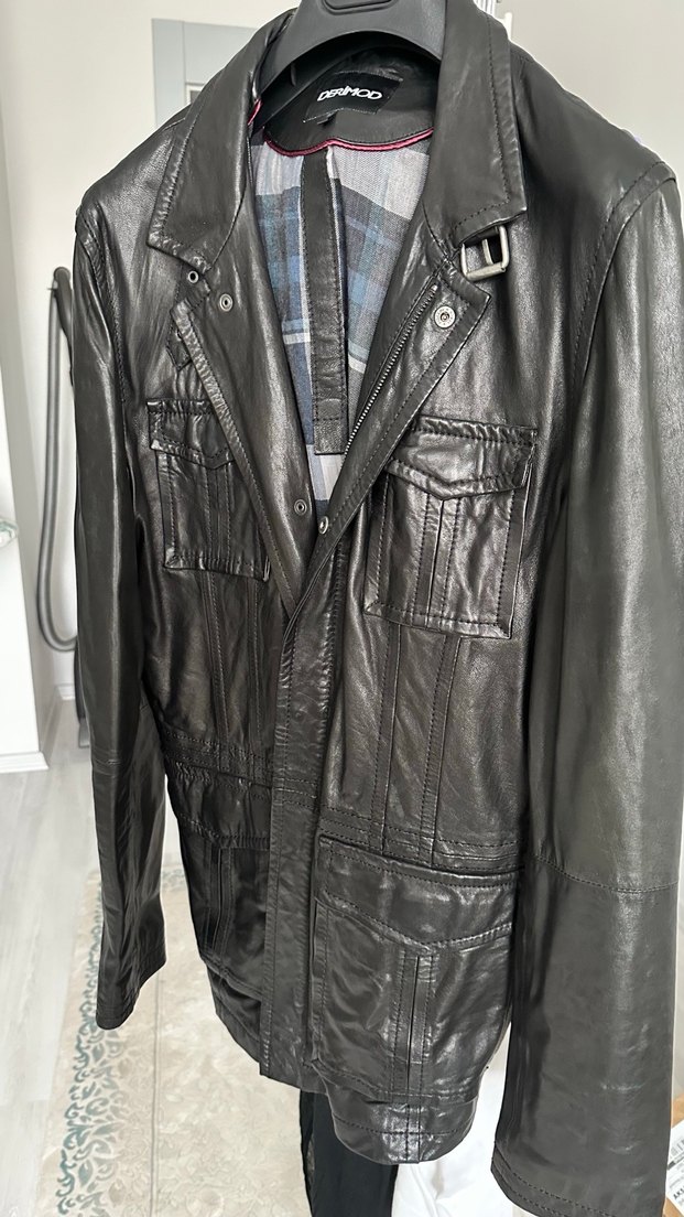 DERİMOD Erkek deri ceket - Görsel 3