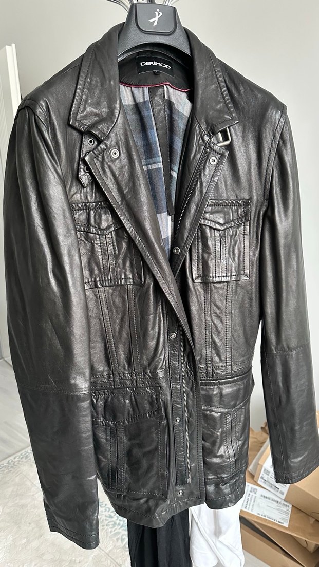 DERİMOD Erkek deri ceket - Görsel 4