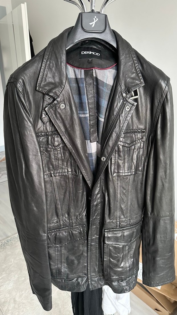DERİMOD Erkek deri ceket - Görsel 2