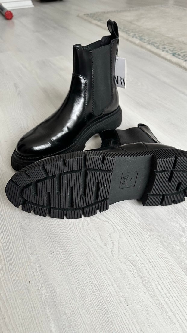 ZARA erkek parlak bot - Görsel 2