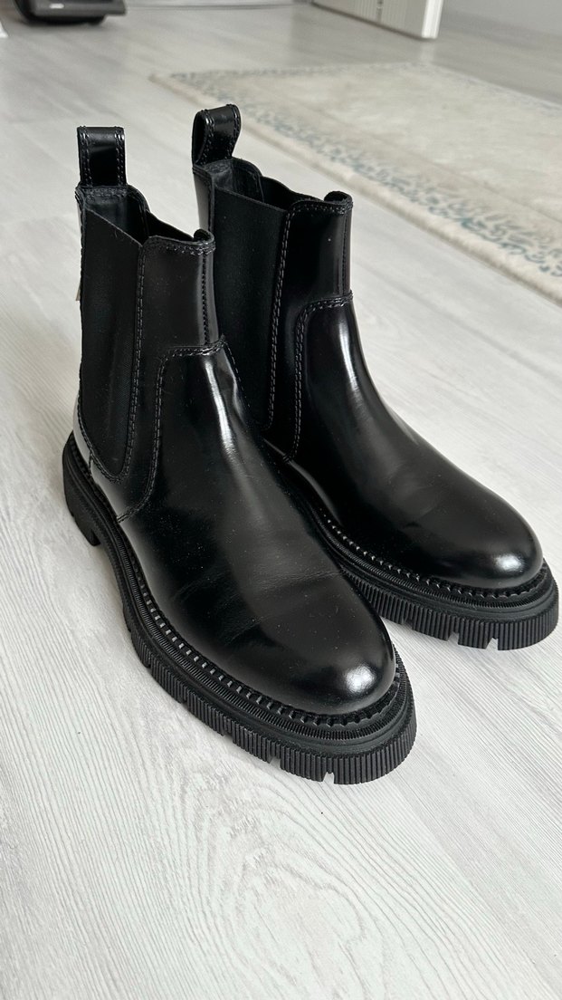 ZARA erkek parlak bot - Görsel 4