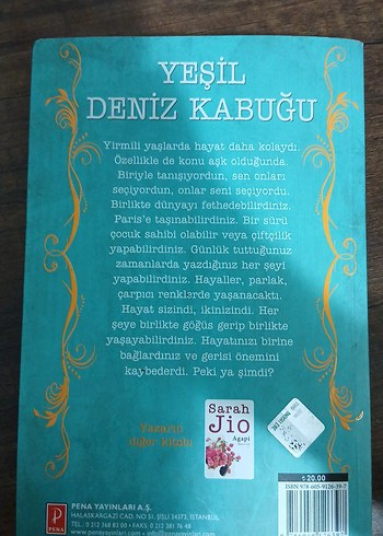 Sarah Jio - Yeşil Deniz Kabuğu Romanı - Görsel 2