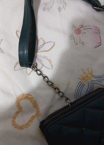 Gri Süet Kadın Omuz Çantası - Görsel 5