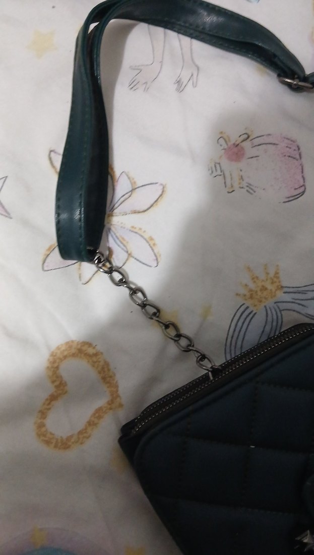 Gri Süet Kadın Omuz Çantası - Görsel 5