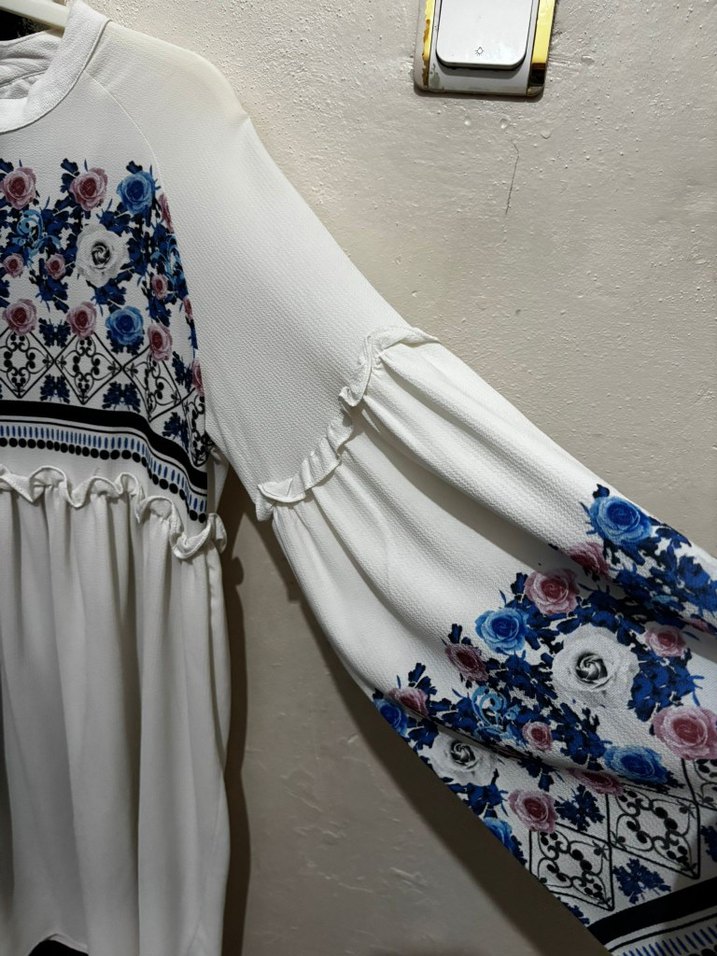 36 38 beden uyumlu tesettür tunik  yaz - Görsel 3