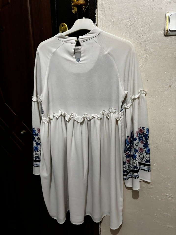 36 38 beden uyumlu tesettür tunik  yaz - Görsel 4