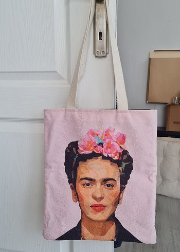 Pembe Baskılı Kadın Çanta