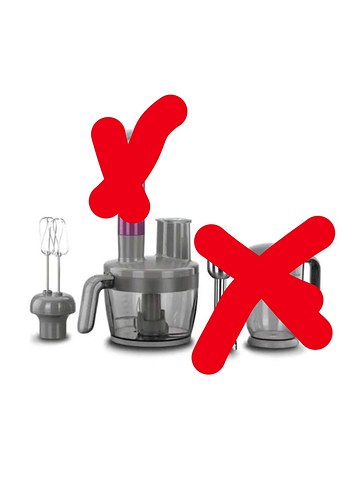 Gri Çok Fonksiyonlu Doğrayıcı ve Blender