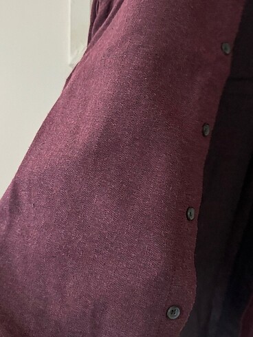 m Beden bordo Renk Sıfır gömlek bordo