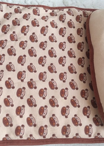 Baskılı Kahverengi bebek alt açma - Görsel 3