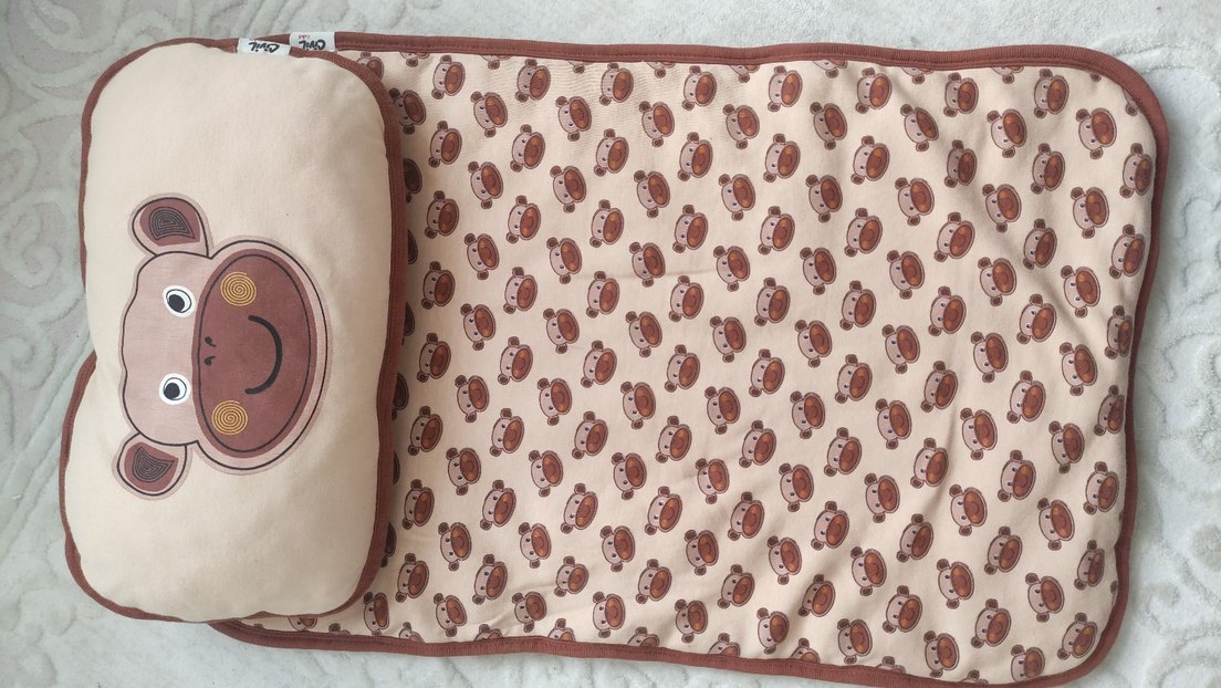 Baskılı Kahverengi bebek alt açma - Görsel 2