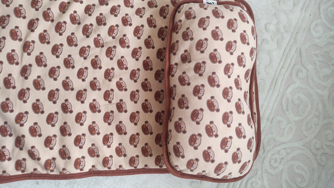 Baskılı Kahverengi bebek alt açma - Görsel 4