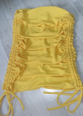 Bershka sarı etek
