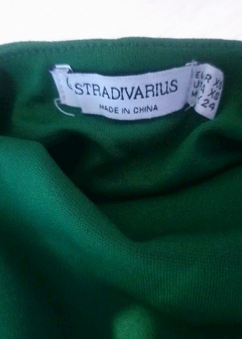 xs Beden yeşil Renk Stradivarius elbise