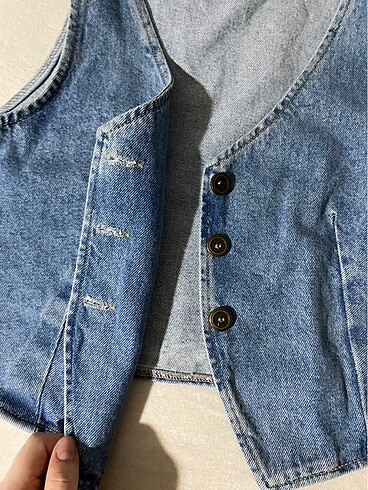 s Beden Denim yelek