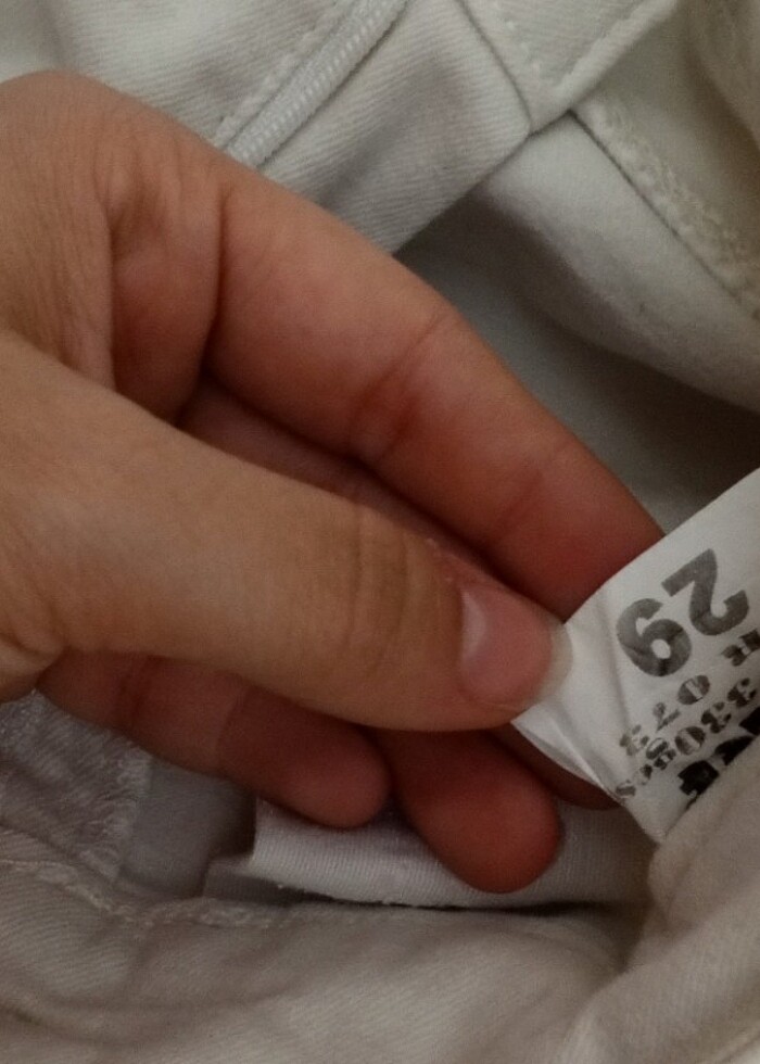 Beyaz şort  - Görsel 4