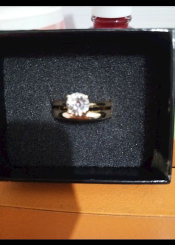 Klasik Elegan Altın Kadın Yüzük - Görsel 3