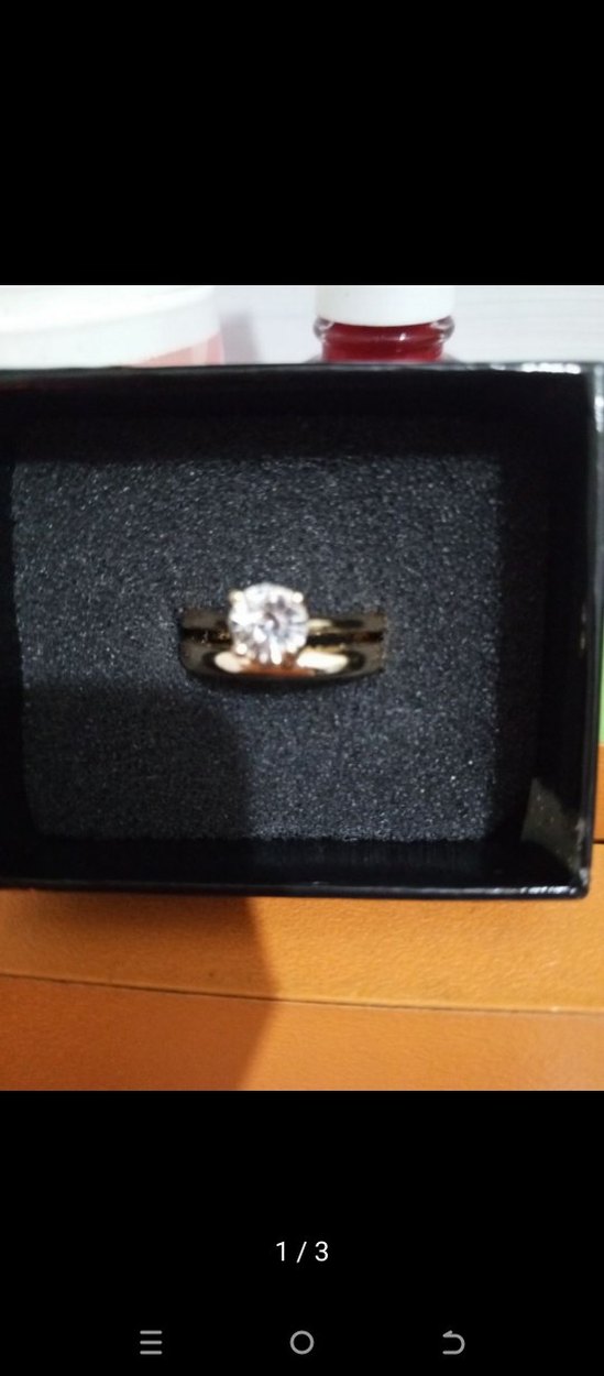 Klasik Elegan Altın Kadın Yüzük - Görsel 3