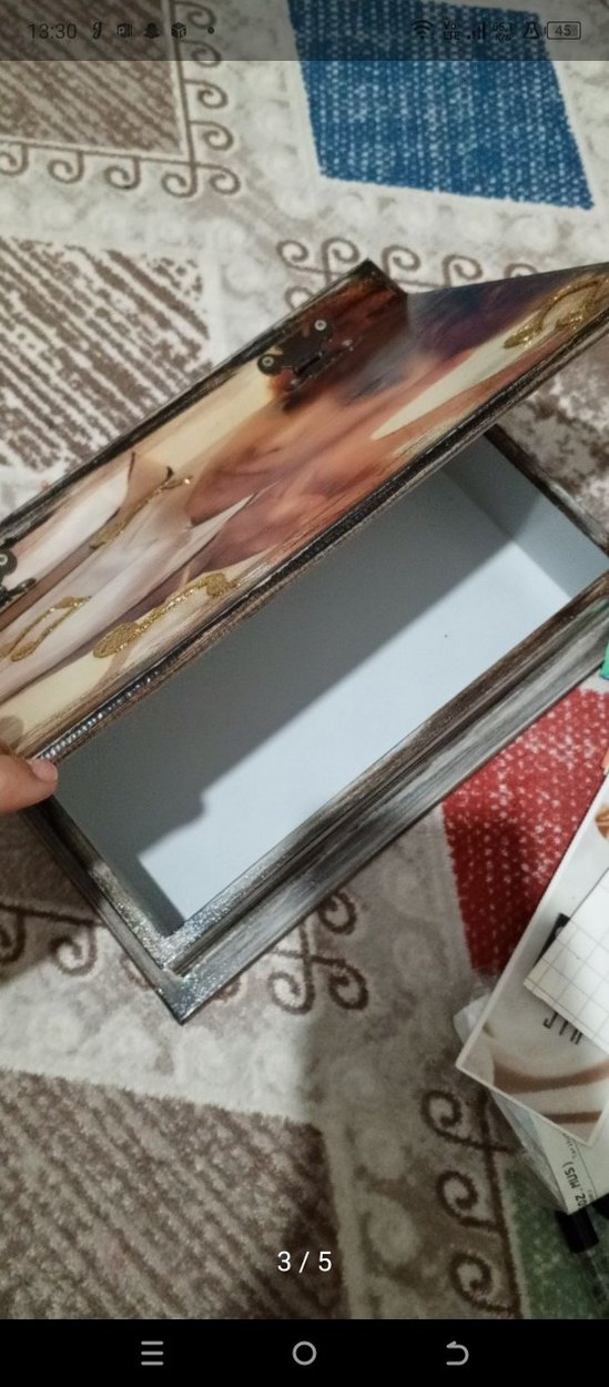 Altın Renkli kpop idol saklama kutusu - Görsel 3