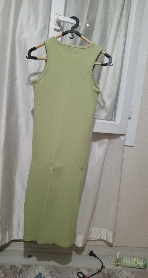 Kadın Kolsuz Uzun Basic Elbise - Görsel 3