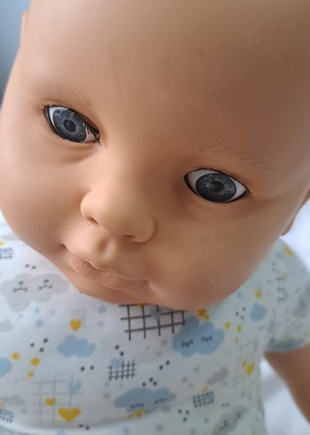 Pastel Gri Renkli Bebek Oyuncağı buyuk boy - Görsel 3