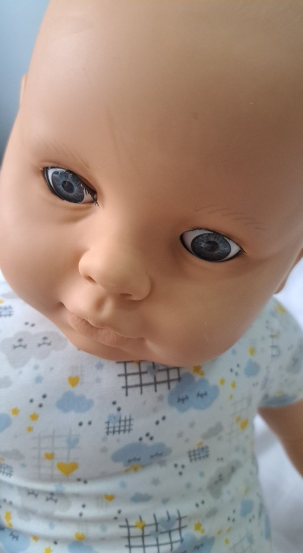 Pastel Gri Renkli Bebek Oyuncağı buyuk boy - Görsel 3