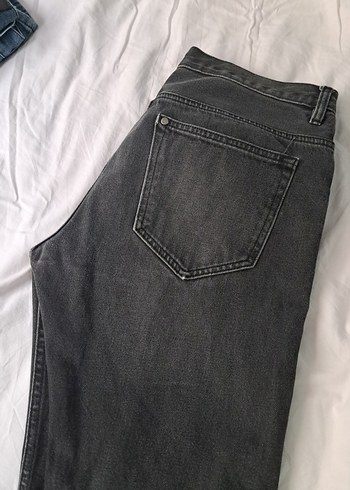 Gri H&M Erkek Denim Jean - Görsel 4