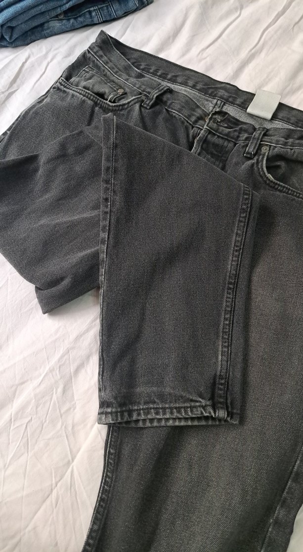 Gri H&M Erkek Denim Jean - Görsel 3