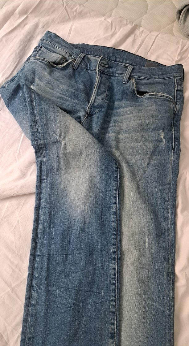 Colin's erkekDüğmeli Gri Baskılı Jean - Görsel 5