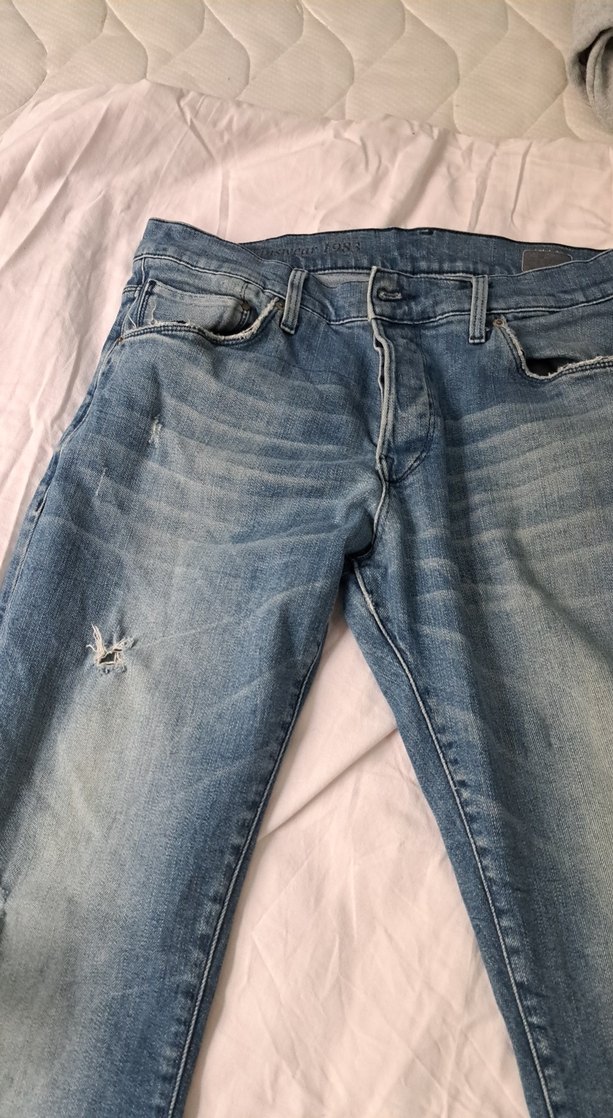 Colin's erkekDüğmeli Gri Baskılı Jean - Görsel 4