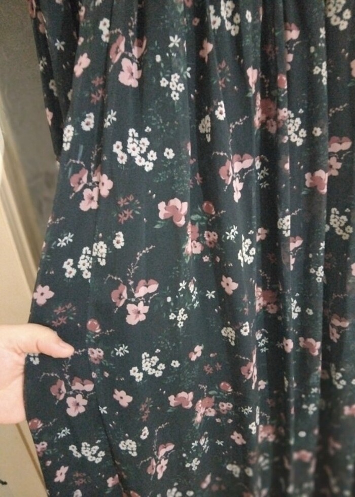 Boydan tesettür elbise  - Görsel 3