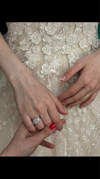 Gelinlik özel dikim(pazarlık yapılır) - Görsel 4