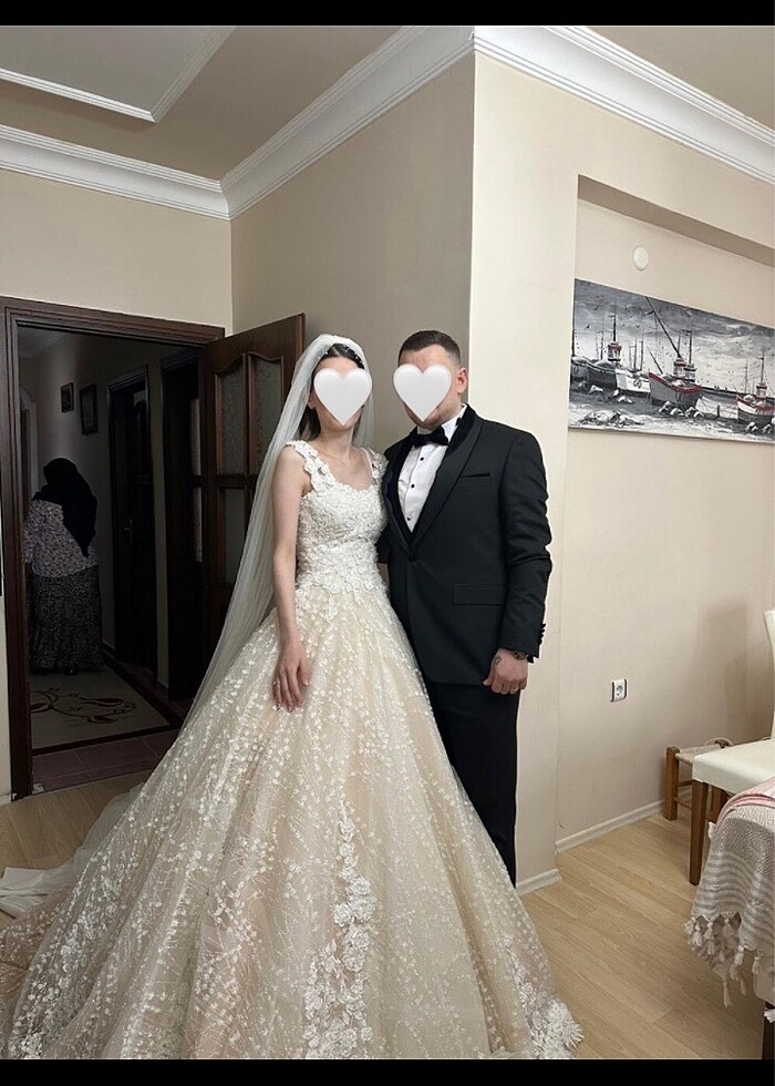 Gelinlik özel dikim(pazarlık yapılır) - Görsel 2