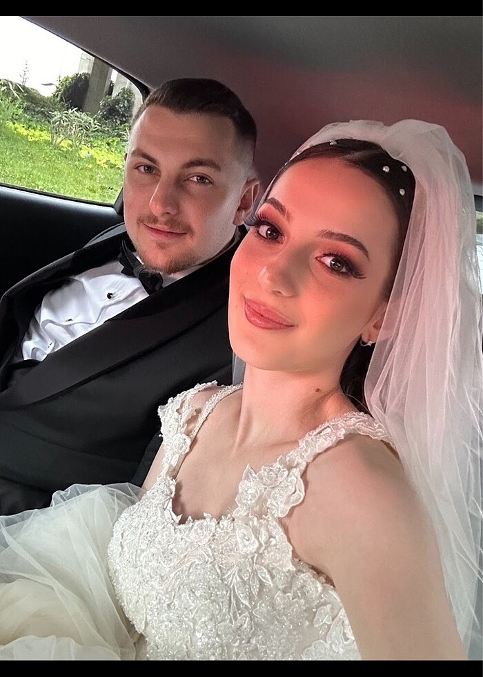 Gelinlik özel dikim(pazarlık yapılır) - Görsel 3