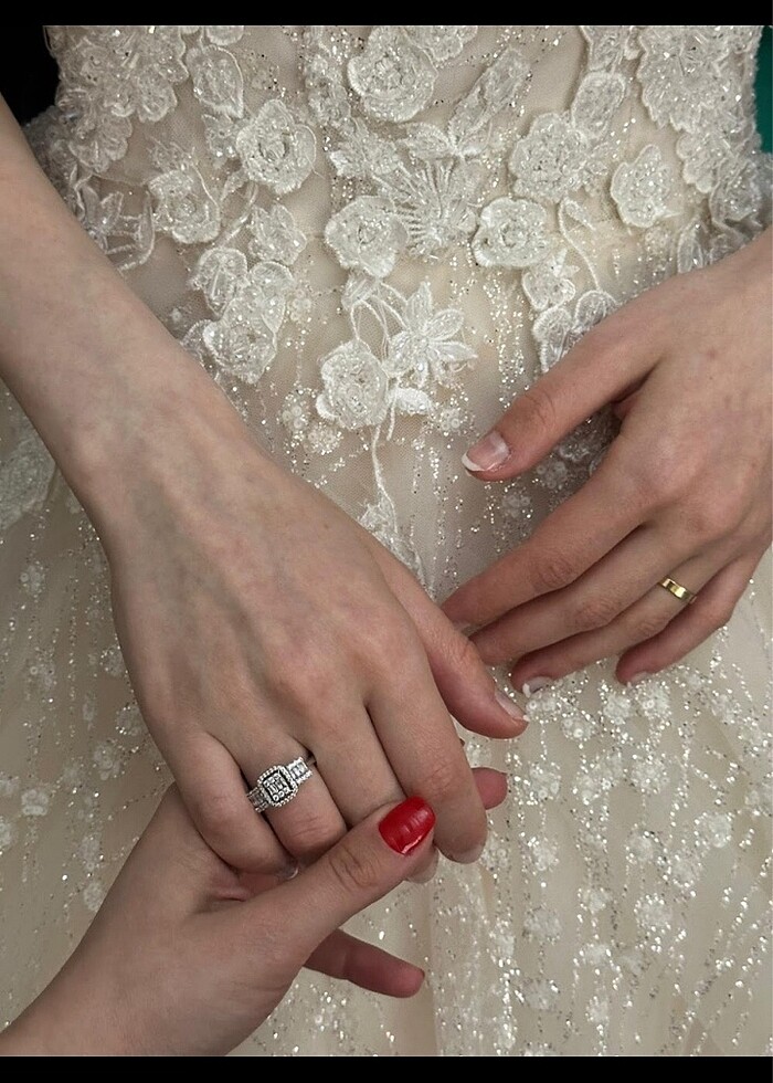 Gelinlik özel dikim(pazarlık yapılır) - Görsel 4