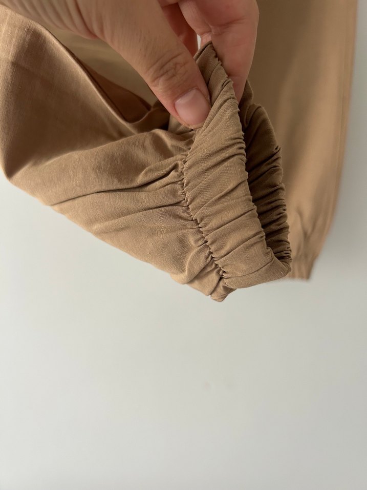 Bej Kadın kargo Pantolon - Görsel 2