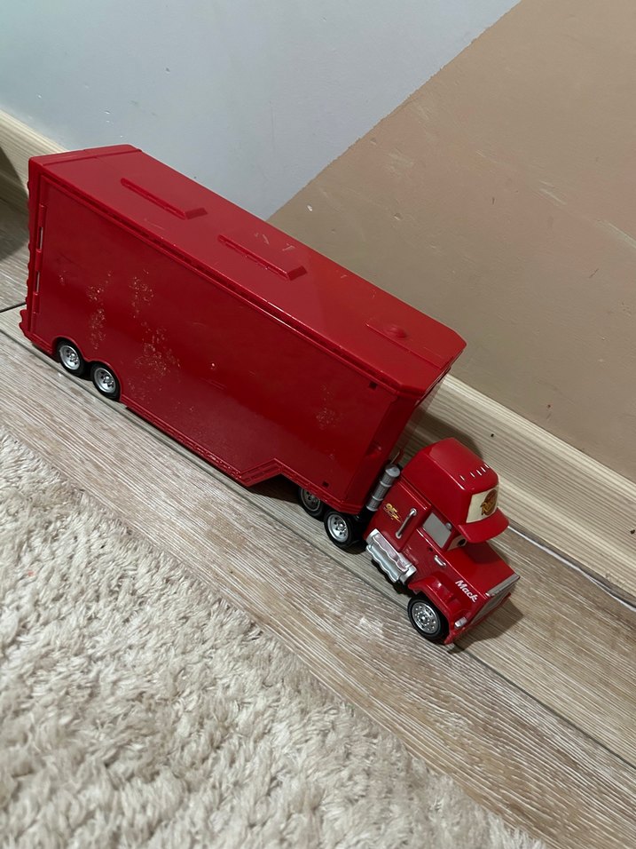 Şimşek mcQueen mack tır ve Araba Yarış Seti - Görsel 2