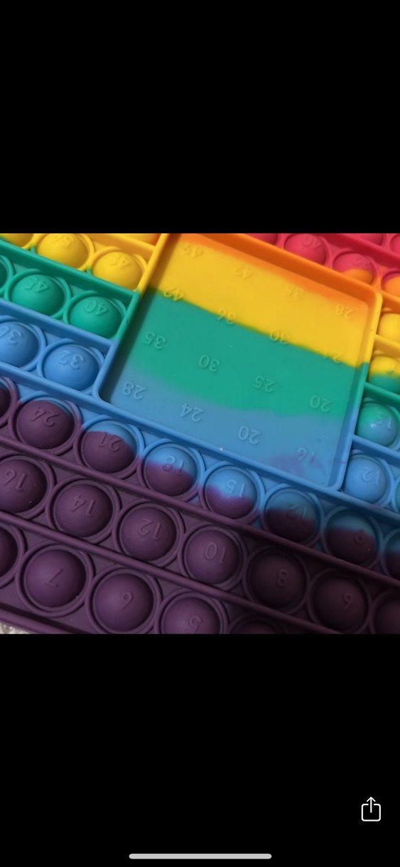 Renkli Pop It Stres Giderici Oyuncak - Görsel 2