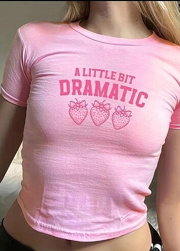 a little bit dramatic crop top bluz mean girls