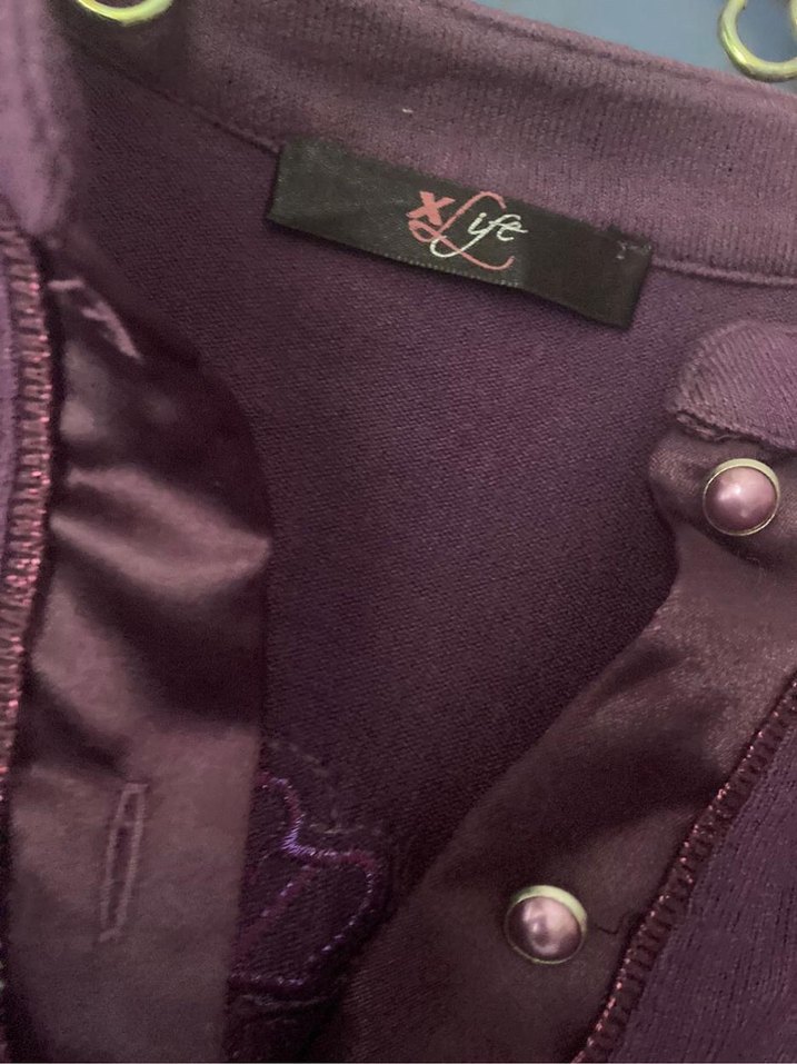 Mor Bohem Uzun Kollu Gömlek - Görsel 5